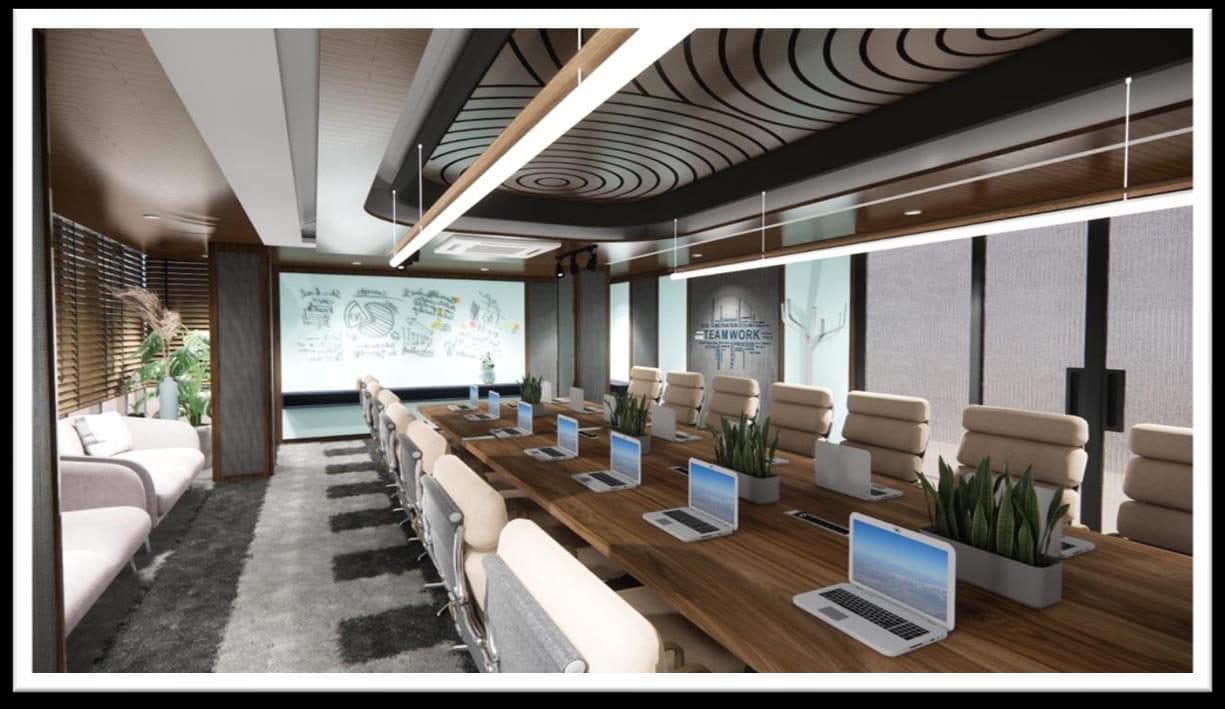 Open plan floor at the KFL corporate office, Pune