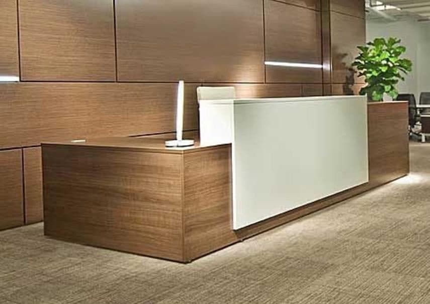 Modular reception unit manufactured in-house